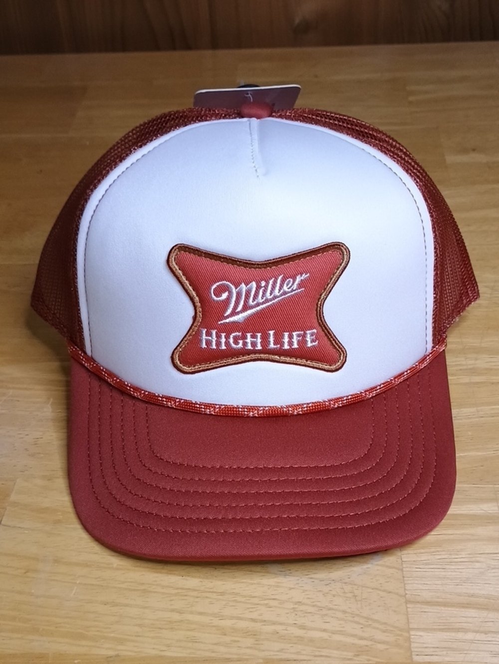 MAD Engine Miller High Life Red and White Trucker Hat